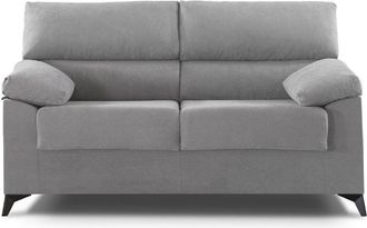 Home Heavenly Home Heavenly - Sof&aacute; Hilton, Estructura De Madera Y Tapizado Antimanchas Desenfundable. Color : 2 Plazas Gris