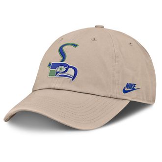 Nike Seattle Seahawks Rewind Club Nike Mens NFL Adjustable Hat in Brown | NF0205YV78-RCU
