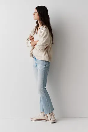 Mother Hustler High-Rise Flare Jeans