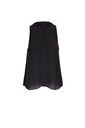 Veronica Beard Mina Shell Top In Black