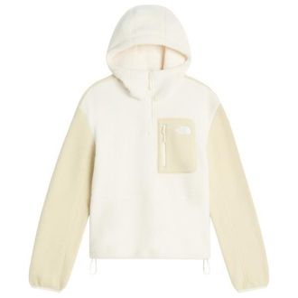 The North Face Yumiori 1/4 Zip Hood Novelty Fleecepullover f&uuml;r Damen | wei&szlig;
