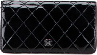 Chanel Matelasse Leather Long Wallet (Bi-Fold) (Pre-Owned)