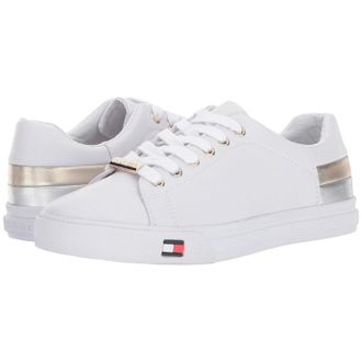Tommy Hilfiger Laddi Sneakers Womens White Faux Leather Casual Shoes VER1015