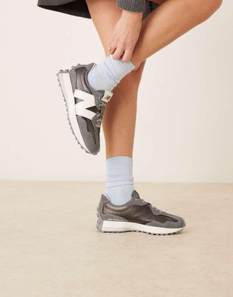 New Balance 327 - Sneakers grigio e argento