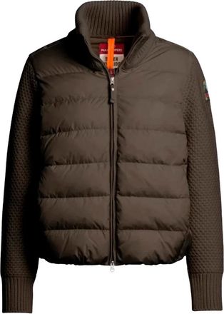 Parajumpers Jassen, Dames, Bruin, S, Leer, Moonie Jacket