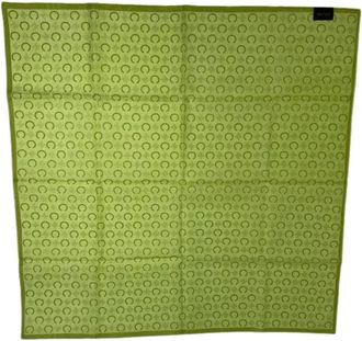 Celine Pre-owned Vintage Scarf - Dames - Pre-owned - Groen - Maat: ONE Size Zijde