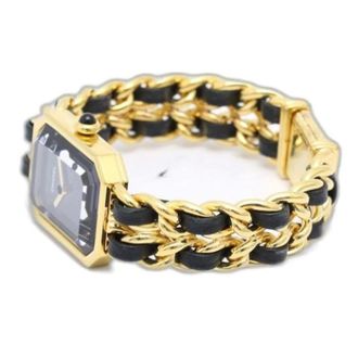Chanel Vintage, unisex, Zwart, ONE Size, Leer, Pre-owned Vintage Polshorloge