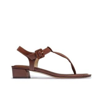 Bernardo Goyara Demi Heel Sandal in Mahogany at Nordstrom, Size 7.5