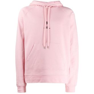 Neil Barrett Lightning Bolt-logo roze hoodie