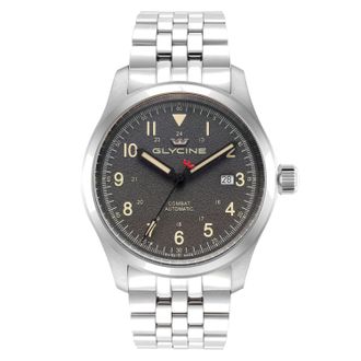 Glycine Combat Field Automatic Grey Dial Mens Watch GL0575