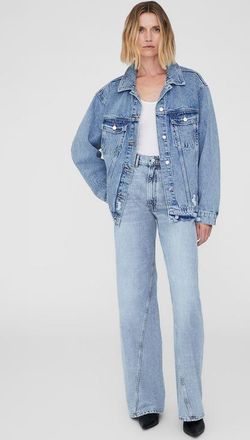 Anine Bing Rory Jacket in Vintage Blue at Nordstrom, Size Xx-Small