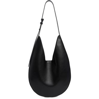 BCBGeneration Faux Leather Hobo Bag in Black at Nordstrom Rack