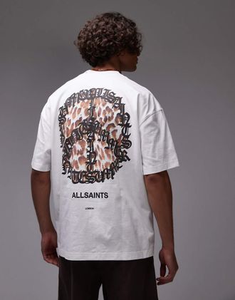 AllSaints Incessant - T-shirt bianco gesso