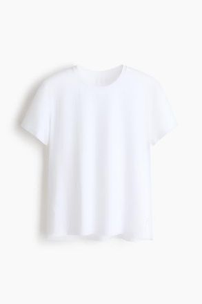 H&M Cooling Running T-shirt With Drymove in White at Nordstrom, Size Xx-Large