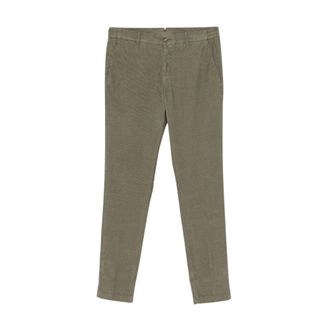 Berwich Morello Elax Slim-fit Pantaloni - - Trousers - Uomo - Verde - XL