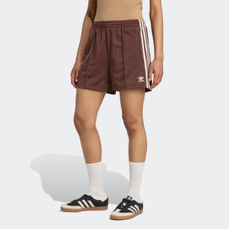 adidas Shorts ADIDAS ORIGINALS FIREBIRD SHORT, Damen, Gr. XS, N-Gr, auburn, crewht, Obermaterial: 100% Polyester, Hosen Shorts