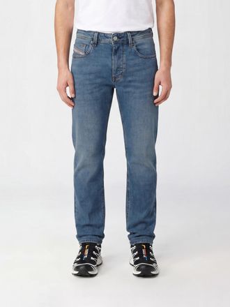 Diesel Jeans straight 1985 Larkee in denim stretch a vita media cinque tasche