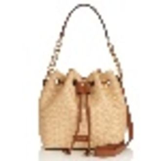 Jimmy Choo London Juno/S Raffia Bucket Bag