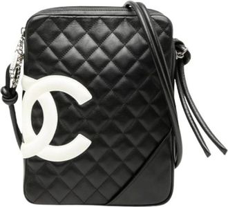 Chanel Pre-owned Cross Body Bags, female, Black, Size: ONE SIZE Pre-owned Cambon Ligne Crossbody