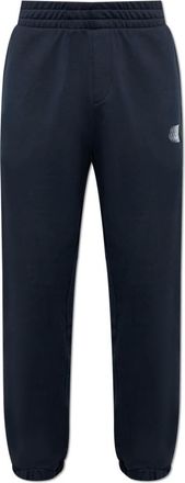 Moncler Broeken, Heren, Blauw, XL, Katoen, Trainingsbroeken