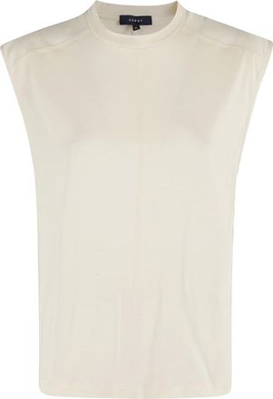 SOEUR Sleeveless Tops, female, Beige, M, Elegant Floral Dress