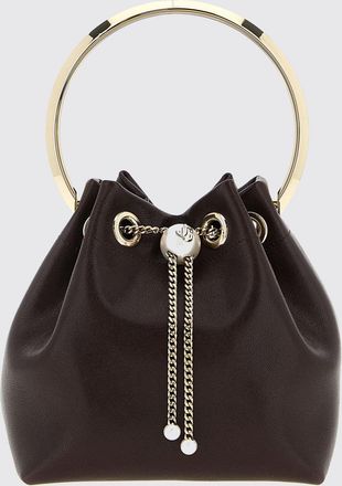 Jimmy Choo London Mini Bag JIMMY CHOO Woman color Burgundy