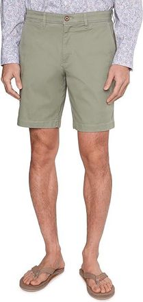 Tommy Bahama Boracay Island Chino FF 9 Mens Shorts Soapstone : 40 9, Cotton/Lyocell/Spandex