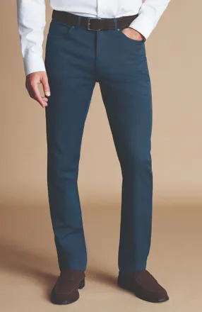 CHARLES TYRWHITT Twill Slim Fit 5 Pocket Jeans