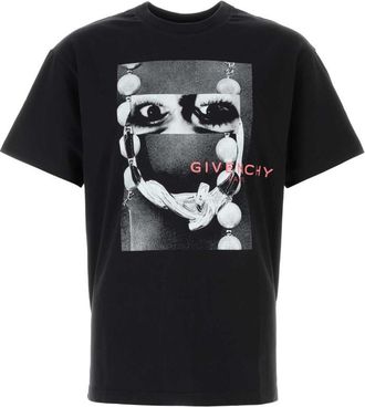 Givenchy Black Cotton T-shirt