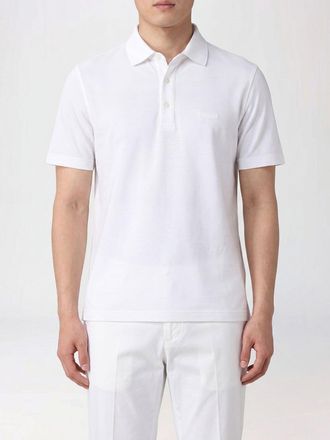 Ermenegildo Zegna Polo in cotone con logo