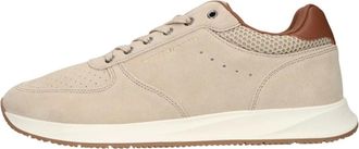 Tommy Hilfiger Schoenen, Heren, Beige, 43 EU, Leer, Newport Mix Sneakers