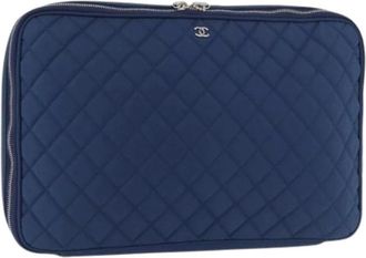 Chanel Pre-owned Bags, female, Blue, Size: ONE SIZE Pre-owned PC Case