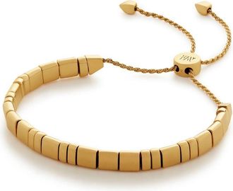 Monica Vinader Delphi gold vermeil friendship bracelet - women - Other fibres - One Size