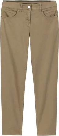 Luisa Cerano Jeans, Dames, Bruin, XL, Denim, High-Stretch-Colour-Denim