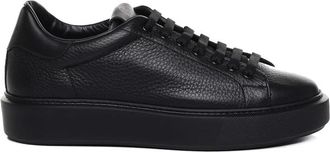 Giuliano Galiano Sneakers - Heren - Sneakers - Zwart - 42 EU - Leer - Schoenen