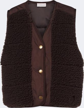 Moncler Paneled teddy vest
