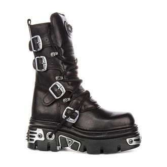 New Rock Lace-up Boots, male, Black, 4 UK, 373 Reactor Boots