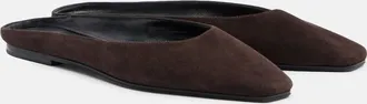 The Row June suede mules