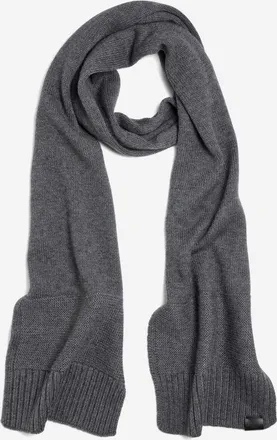 Cole Haan Mens Textured Midweight Scarf - Grey
