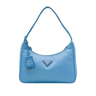 Prada Pre-owned Vintage Shoulder Bag - Dames - Pre-owned - Blauw - Maat: ONE Size Nylon