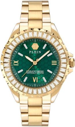 Philipp Plein Heaven Goldtone Bracelet Watch, 38mm in Ip Yellow Gold at Nordstrom