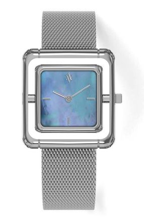 Vanna Umbra Watch in Blue Pearl-Silver at Nordstrom