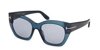 Tom Ford FT1422 JONI-02 87A Womens Sunglasses Blue Size 54