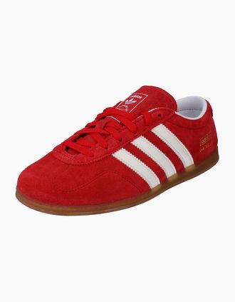 adidas Womens Adidas Originals Gazelle Lo Pro Womens Trainers Sneakers JR5744 - Red - Size: 4.5