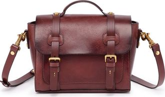 OLD TREND Ficus Leather Mini Satchel in Brown at Nordstrom Rack