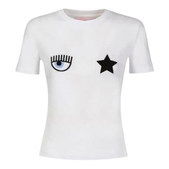 Chiara Ferragni Short Sleeve T-Shirts - female - Chiara Ferragni Collection - T-Shirts - White - XS - Tops