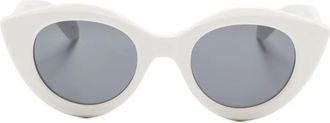 Alaia Occhiali da sole cat-eye - Bianco