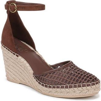 Franco Sarto Idalia Espadrille Wedge in Dark Brown at Nordstrom, Size 8.5