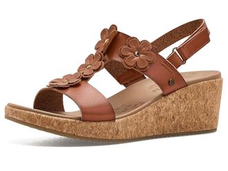 Skechers Archfit Beverlee 2.0 - Rare Gem Womens Wedge Shoes Luggage : 9.5 B - Medium, Faux Leather