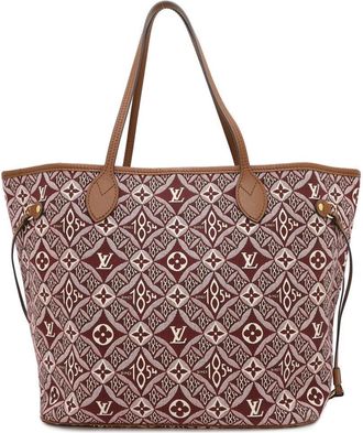 Louis Vuitton Monogram Bordeaux Jacquard Tote Bag (Pre-Owned)